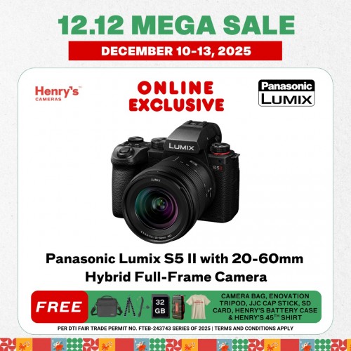 Panasonic Lumix S5 II with 20-60mm Hybrid Full-Frame Camera