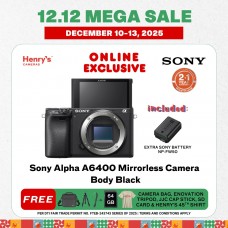 Sony Alpha A6400 Mirrorless Camera Body Black Sony Alpha A6400 Mirrorless Camera Body Black