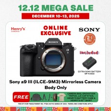 Sony a9 III (ILCE-9M3) Mirrorless Camera Body Only Sony a9 III (ILCE-9M3) Mirrorless Camera Body Only