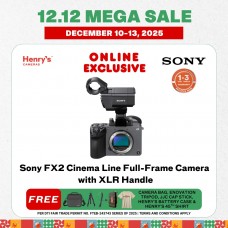 Sony FX2 Cinema Line Full-Frame Camera with XLR Handle Sony FX2 Cinema Line Full-Frame Camera with XLR Handle