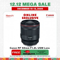 Canon RF 50mm F1.2L USM Lens - PRE-ORDER