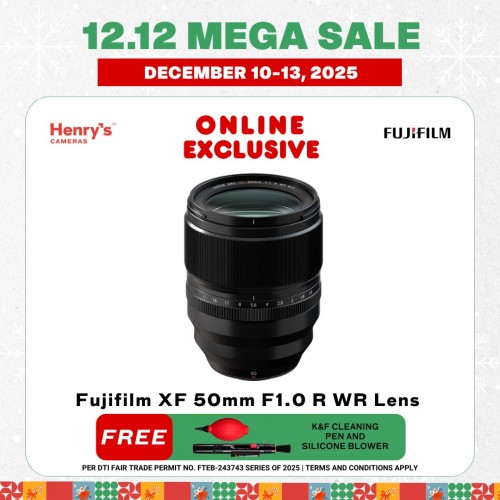 Fujifilm XF 50mm F1.0 R WR Lens