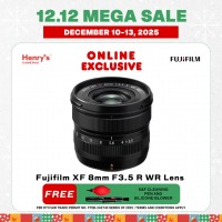 Fujifilm XF 8mm F3.5 R WR Lens Fujifilm XF 8mm F3.5 R WR Lens
