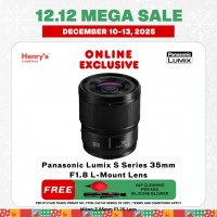 Panasonic Lumix S Series 35mm F1.8 L-Mount Lens