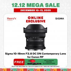 Sigma 10-18mm F2.8 DC DN Contemporary Lens for Canon RF Sigma 10-18mm F2.8 DC DN Contemporary Lens for Canon RF