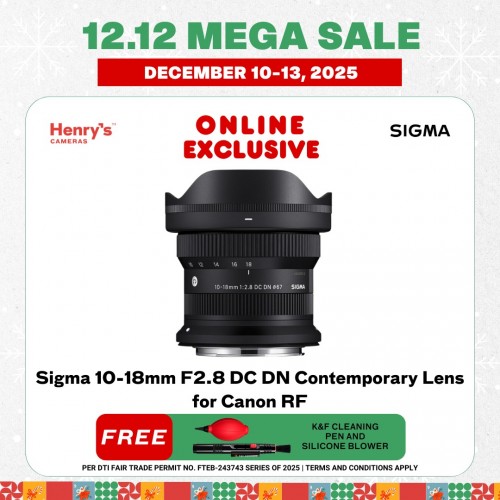 Sigma 10-18mm F2.8 DC DN Contemporary Lens for Canon RF Sigma 10-18mm F2.8 DC DN Contemporary Lens for Canon RF
