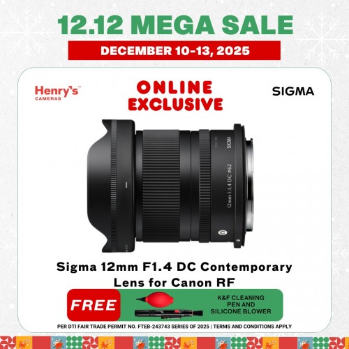 Sigma 12mm F1.4 DC Contemporary Lens for Canon RF