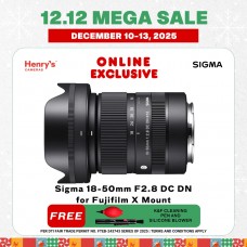 Sigma 18-50mm F2.8 DC DN Contemporary Lens - Fujifilm X Mount Sigma 18-50mm F2.8 DC DN Contemporary Lens - Fujifilm X Mount