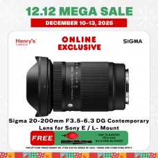 Sigma 20-200mm F3.5-6.3 DG Contemporary Lens for Sony E / L- Mount Sigma 20-200mm F3.5-6.3 DG Contemporary Lens for Sony E / L- Mount