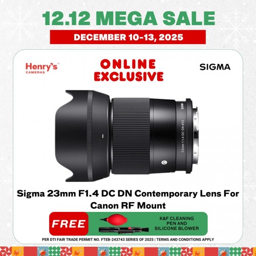 Sigma 23mm F1.4 DC DN Contemporary Lens For Canon RF Mount