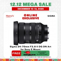 Sigma 24-70mm F2.8 II DG DN Art Sony E Mount
