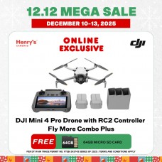 DJI Mini 4 Pro Drone with RC2 Controller Fly More Combo Plus