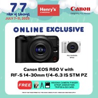 Canon EOS R50 V with RF-S 14-30mm f/4-6.3 IS STM PZ