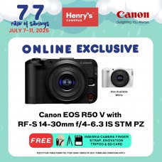 Canon EOS R50 V with RF-S 14-30mm f/4-6.3 IS STM PZ