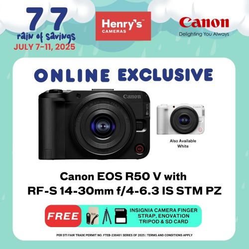 Canon EOS R50 V with RF-S 14-30mm f/4-6.3 IS STM PZ