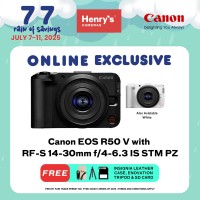 Canon EOS R50 V with RF-S 14-30mm f/4-6.3 IS STM PZ