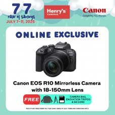 Canon EOS R10 Mirrorless Camera with 18-150mm Lens