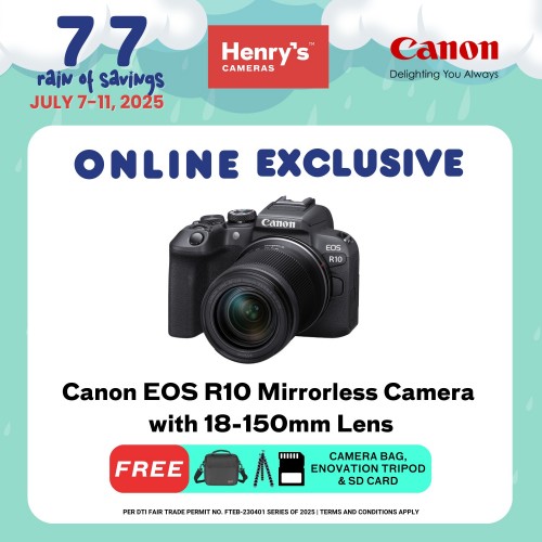 Canon EOS R10 Mirrorless Camera with 18-150mm Lens