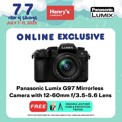 Panasonic Lumix G97 Mirrorless Camera with 12-60mm f/3.5-5.6 Lens