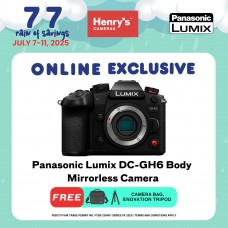 Panasonic Lumix DC-GH6 Body Mirrorless Camera