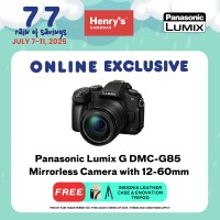 Panasonic Lumix G DMC-G85 Mirrorless Camera with 12-60mm