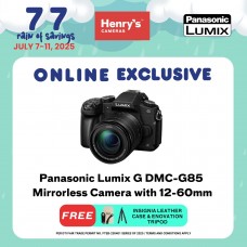 Panasonic Lumix G DMC-G85 Mirrorless Camera with 12-60mm