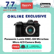 Panasonic Lumix DMC-G9 Mirrorless Micro 4/3 Camera Body