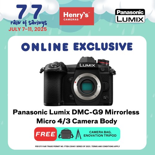 Panasonic Lumix DMC-G9 Mirrorless Micro 4/3 Camera Body