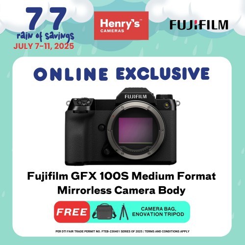 Fujifilm GFX 100S Medium Format Mirrorless Camera Body