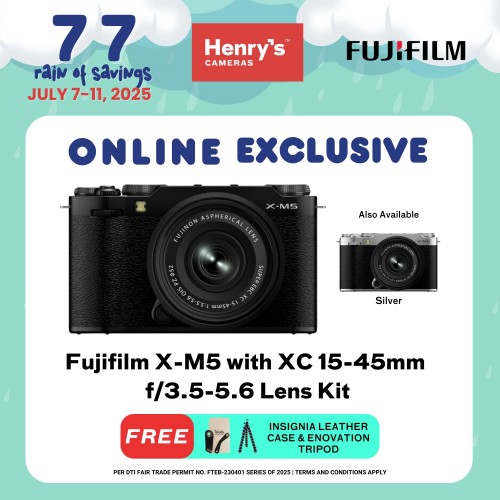 Fujifilm X-M5 with XC 15-45mm f/3.5-5.6 Lens Kit