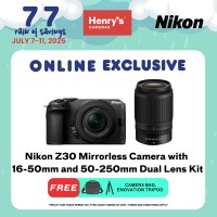 Nikon Z30 Mirrorless Camera with 16-50mm and 50-250mm Dual Lens Kit