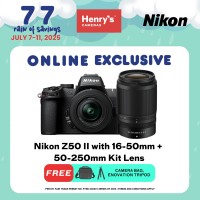 Nikon Z50 II with 16-50mm + 50-250mm Kit Lens