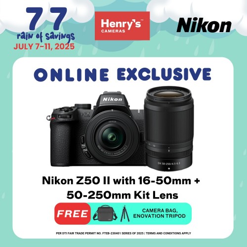 Nikon Z50 II with 16-50mm + 50-250mm Kit Lens