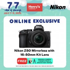 Nikon Z50 Mirrorless with 16-50mm Kit Lens