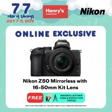 Nikon Z50 Mirrorless with 16-50mm Kit Lens