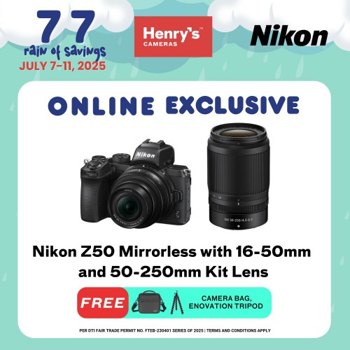 Nikon Z50 Mirrorless with 16-50mm and 50-250mm Kit Lens