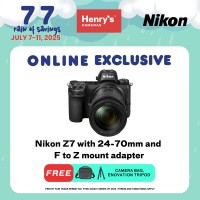 Nikon Z7 with 24-70mm and F to Z mount adapter