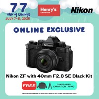Nikon ZF with 40mm F2.8 SE Black Kit