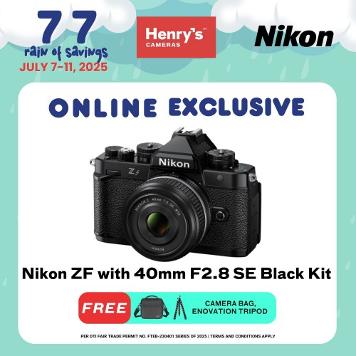 Nikon ZF with 40mm F2.8 SE Black Kit