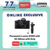 Panasonic Lumix G100 with 12-32mm with Grip