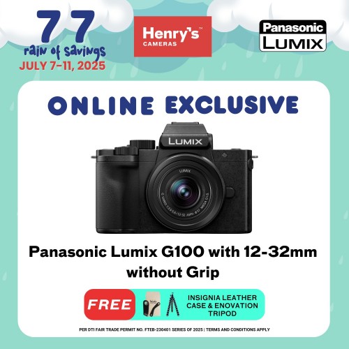 Panasonic Lumix G100 with 12-32mm without Grip