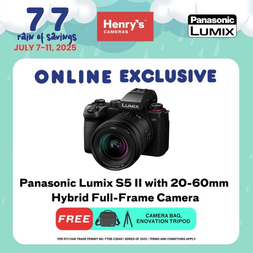 Panasonic Lumix S5 II with 20-60mm Hybrid Full-Frame Camera