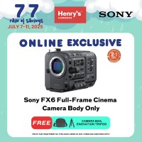 Sony FX6 Full-Frame Cinema Camera (Body Only)