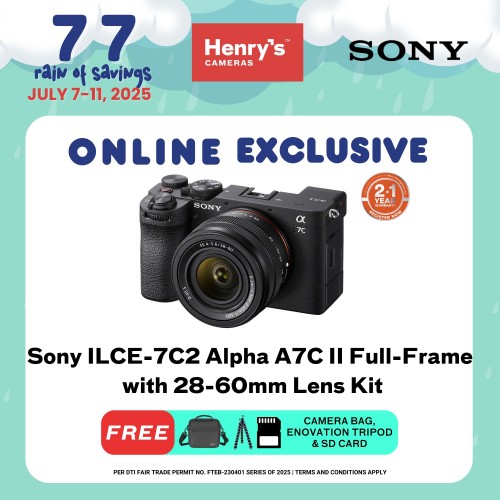 Sony ILCE-7C2 Alpha A7C II Full-Frame Mirrorless Camera with 28-60mm Lens Kit