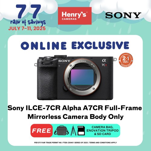 Sony ILCE-7CR Alpha A7CR Full-Frame Mirrorless Camera Body Only