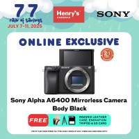 Sony Alpha A6400 Mirrorless Camera Body Black