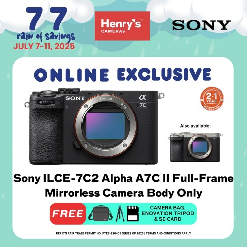 Sony ILCE-7C2 Alpha A7C II Full-Frame Mirrorless Camera Body Only