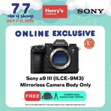 Sony a9 III (ILCE-9M3) Mirrorless Camera Body Only