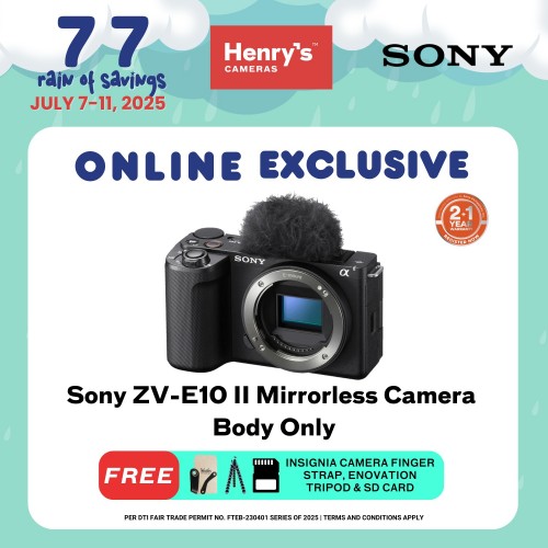 Sony ZV-E10 II Mirrorless Camera Body Only