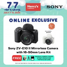 Sony ZV-E10 II Mirrorless Camera with 16-50mm Lens Kit